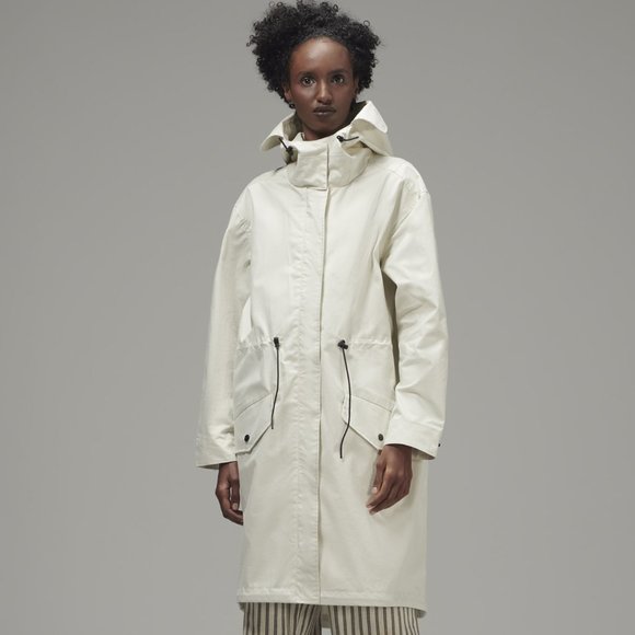 Ladies' Oversized Parka Beige/Cream (LFJ-018) - Picture 1 of 6